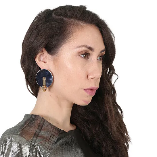 JMS always Earrings Original Burberry Ladies Alladium GoldPlated Disc Earrings JMS always Earrings Original Burberry Ladies Alladium GoldPlated Disc Earrings