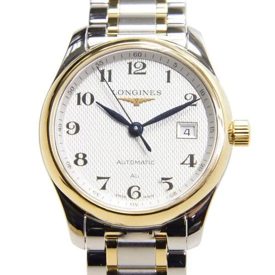 JMS always Earrings Original Longines Master Collection Silver Dial Silver Gold Stainless Steel Automatic Ladies Watch L22575787