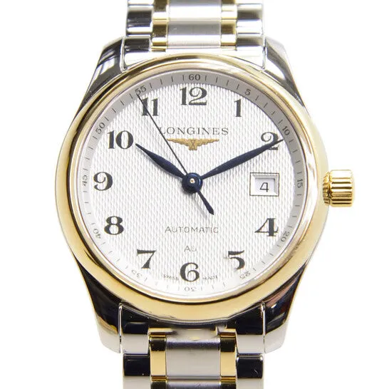 JMS always Earrings Original Longines Master Collection Silver Dial Silver Gold Stainless Steel Automatic Ladies Watch L22575787 JMS always Earrings Original Longines Master Collection Silver Dial Silver Gold Stainless Steel Automatic Ladies Watch L22575787