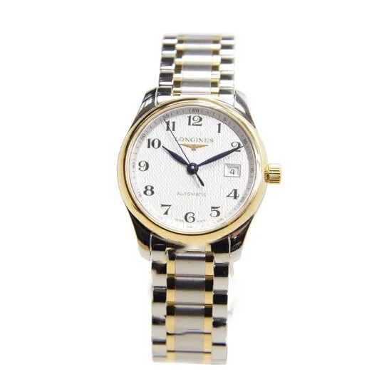 JMS always Earrings Original Longines Master Collection Silver Dial Silver Gold Stainless Steel Automatic Ladies Watch L22575787 JMS always Earrings Original Longines Master Collection Silver Dial Silver Gold Stainless Steel Automatic Ladies Watch L22575787