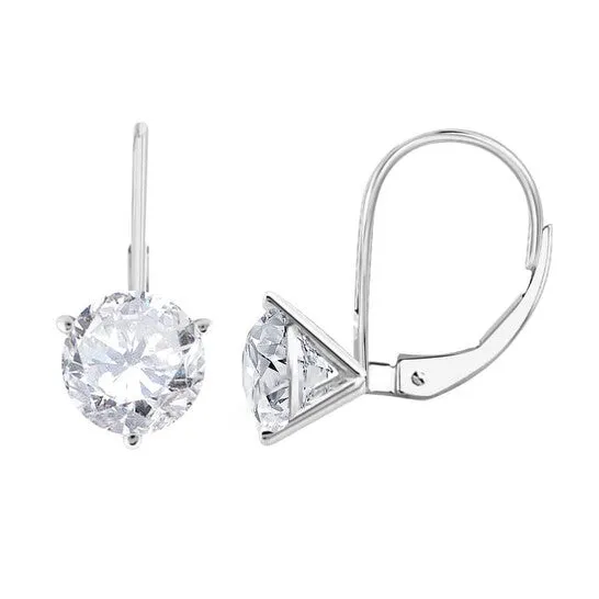 JMS always Earrings Original Maulijewels 150 Carat Natural White Diamond HI I1I2 Martini Leverback Earrings For Women In 14K Solid White Gold JMS always Earrings Original Maulijewels 150 Carat Natural White Diamond HI I1I2 Martini Leverback Earrings For Women In 14K Solid White Gold