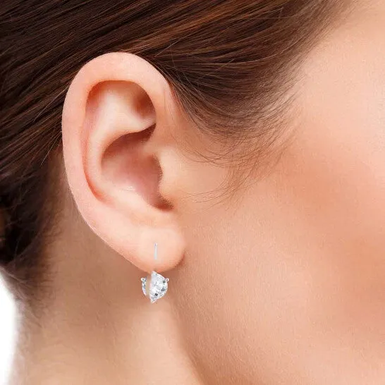 JMS always Earrings Original Maulijewels 150 Carat Natural White Diamond HI I1I2 Martini Leverback Earrings For Women In 14K Solid White Gold JMS always Earrings Original Maulijewels 150 Carat Natural White Diamond HI I1I2 Martini Leverback Earrings For Women In 14K Solid White Gold