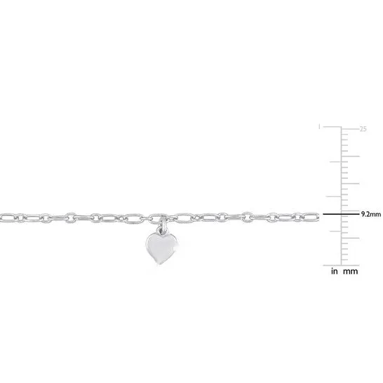 JMS always Necklaces Original AMOUR Heart and Ball Bead Chain Necklace In Sterling Silver 195 In JMS always Necklaces Original AMOUR Heart and Ball Bead Chain Necklace In Sterling Silver 195 In