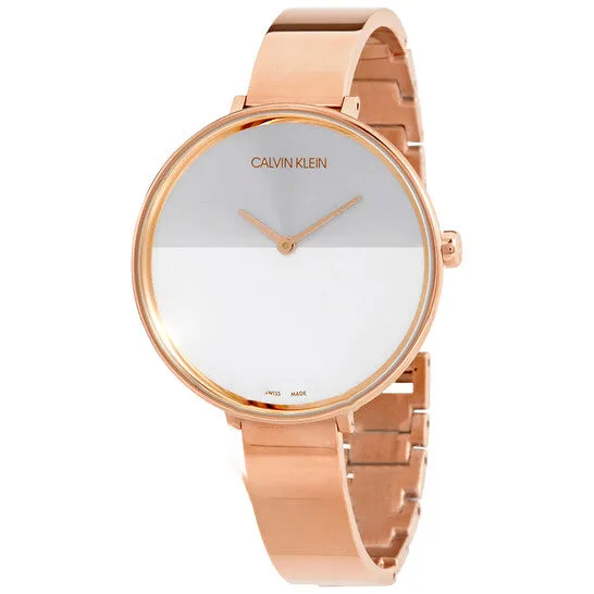 JMS always Original Calvin Klein Rise Quartz Silver and White Ladies Watch K7A23646 Watches JMS always Original Calvin Klein Rise Quartz Silver and White Ladies Watch K7A23646 Watches