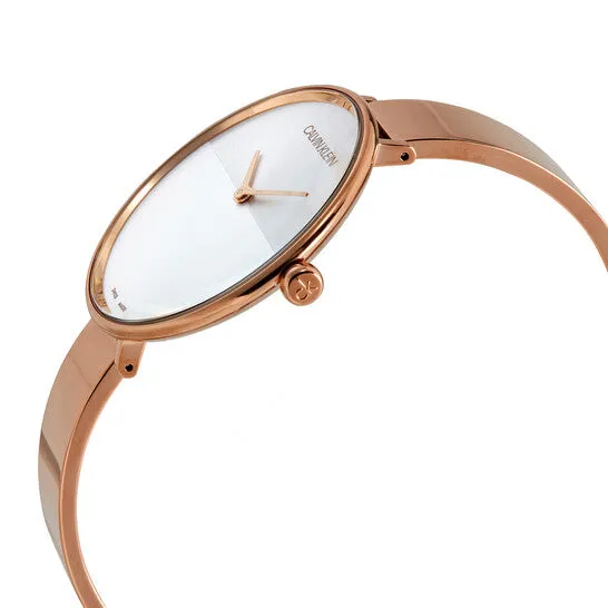 JMS always Original Calvin Klein Rise Quartz Silver and White Ladies Watch K7A23646 Watches JMS always Original Calvin Klein Rise Quartz Silver and White Ladies Watch K7A23646 Watches