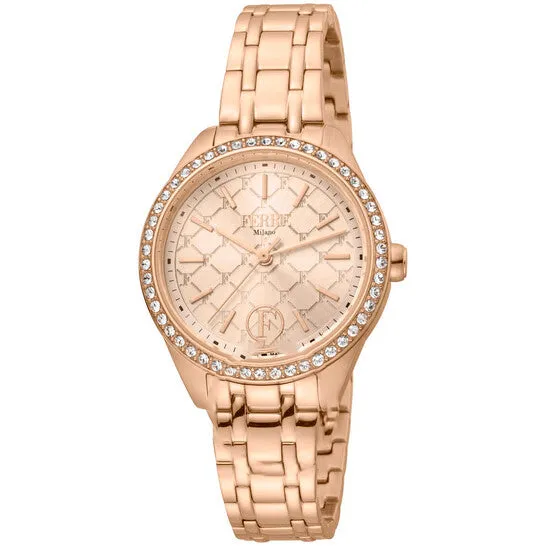 JMS always Original Ferre Milano Classic Quartz Rose Gold Dial Ladies Watch FM1L116M0261 Watches JMS always Original Ferre Milano Classic Quartz Rose Gold Dial Ladies Watch FM1L116M0261 Watches