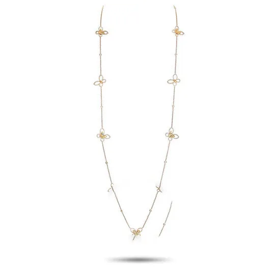 JMS always Original LB Exclusive 18K Yellow Gold 50ct Diamond Long Butterfly Necklace Necklaces JMS always Original LB Exclusive 18K Yellow Gold 50ct Diamond Long Butterfly Necklace Necklaces