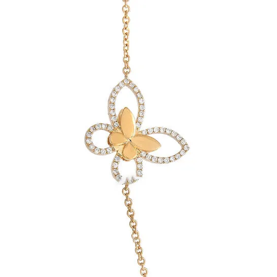 JMS always Original LB Exclusive 18K Yellow Gold 50ct Diamond Long Butterfly Necklace Necklaces JMS always Original LB Exclusive 18K Yellow Gold 50ct Diamond Long Butterfly Necklace Necklaces