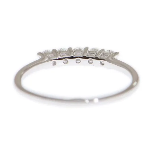 JMS always Original New J Collection Ring W Diamond 5 Rddi 030 Ct18kw 153 Gm 18kt White Gold Silver Rings JMS always Original New J Collection Ring W Diamond 5 Rddi 030 Ct18kw 153 Gm 18kt White Gold Silver Rings