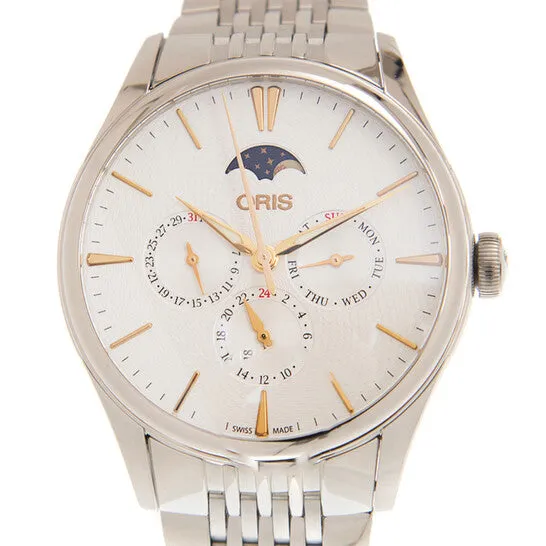 JMS always Original Oris Artelier Complication Automatic Silver Dial Unisex Watch 781 7729 4031 8 21 79 Watches JMS always Original Oris Artelier Complication Automatic Silver Dial Unisex Watch 781 7729 4031 8 21 79 Watches