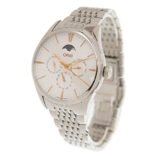 JMS always Original Oris Artelier Complication Automatic Silver Dial Unisex Watch 781 7729 4031 8 21 79 Watches JMS always Original Oris Artelier Complication Automatic Silver Dial Unisex Watch 781 7729 4031 8 21 79 Watches