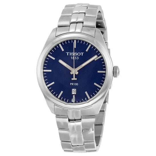 JMS always Original Tissot PR100 Blue Dial Stainless Steel Mens Watch T1014101104100 Bracelets JMS always Original Tissot PR100 Blue Dial Stainless Steel Mens Watch T1014101104100 Bracelets