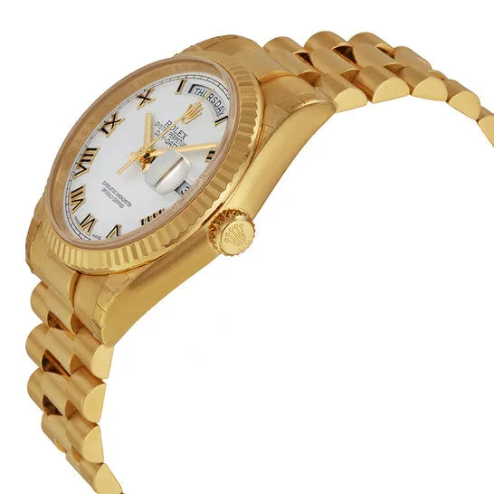 JMS always PreStyled Sets Original Rolex DayDate White Dial 18K Yellow Gold President Automatic Mens Watch 118238WRP JMS always PreStyled Sets Original Rolex DayDate White Dial 18K Yellow Gold President Automatic Mens Watch 118238WRP