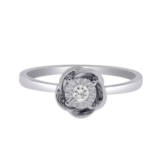 JMS always Rings Original Bliss 18K White Gold Diamond Fower Band Ring sz 625 20088258 JMS always Rings Original Bliss 18K White Gold Diamond Fower Band Ring sz 625 20088258