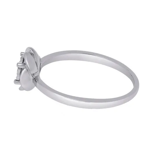 JMS always Rings Original Bliss 18K White Gold Diamond Fower Band Ring sz 625 20088258 JMS always Rings Original Bliss 18K White Gold Diamond Fower Band Ring sz 625 20088258