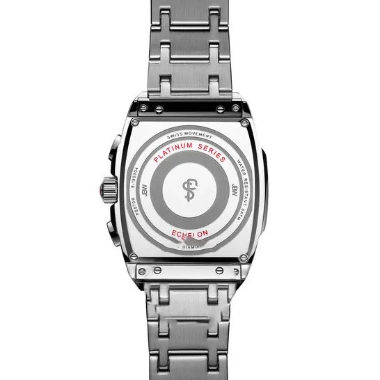 JMS always Rings Original JBW Platinum Series Silvertone Dial Mens Watch PS570B JMS always Rings Original JBW Platinum Series Silvertone Dial Mens Watch PS570B