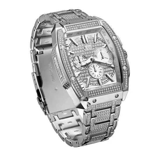 JMS always Rings Original JBW Platinum Series Silvertone Dial Mens Watch PS570B JMS always Rings Original JBW Platinum Series Silvertone Dial Mens Watch PS570B