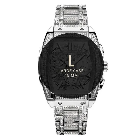 JMS always Rings Original JBW Platinum Series Silvertone Dial Mens Watch PS570B JMS always Rings Original JBW Platinum Series Silvertone Dial Mens Watch PS570B