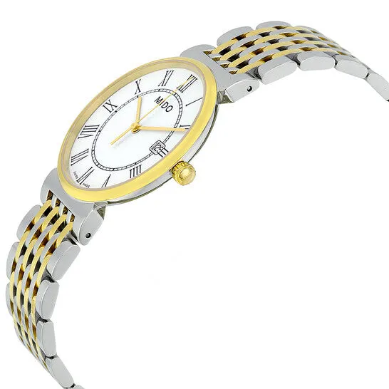 JMS always Rings Original Mido Dorada White Dial Twotone Stainless Steel Ladies Watch M11309261 JMS always Rings Original Mido Dorada White Dial Twotone Stainless Steel Ladies Watch M11309261