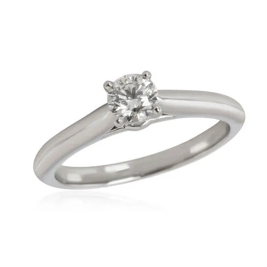 JMS always Rings Original PreOwned Cartier 1895 Diamond Engagement Ring in Platinum H VVS1 03 CT JMS always Rings Original PreOwned Cartier 1895 Diamond Engagement Ring in Platinum H VVS1 03 CT