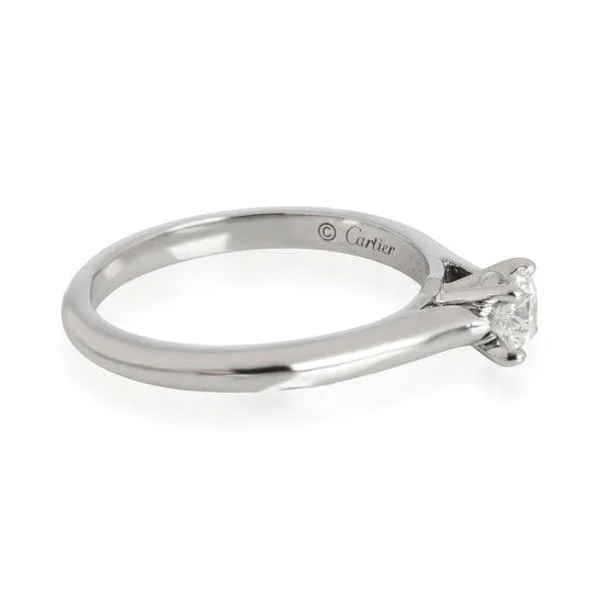 JMS always Rings Original PreOwned Cartier 1895 Diamond Engagement Ring in Platinum H VVS1 03 CT JMS always Rings Original PreOwned Cartier 1895 Diamond Engagement Ring in Platinum H VVS1 03 CT
