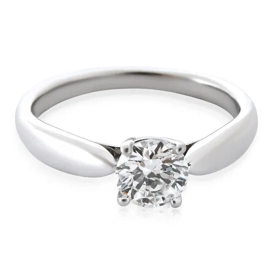 JMS always Rings Original PreOwned Tiffany Co Harmony Engagement Ring in Platinum F VVS2 057 CTW JMS always Rings Original PreOwned Tiffany Co Harmony Engagement Ring in Platinum F VVS2 057 CTW