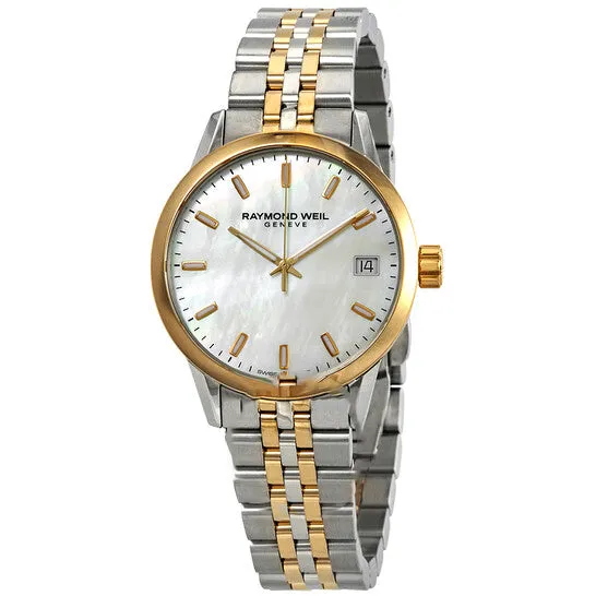 JMS always Rings Original Raymond Weil Freelancer Mother of Pearl Dial Ladies Two Tone Watch 5634STP97021 JMS always Rings Original Raymond Weil Freelancer Mother of Pearl Dial Ladies Two Tone Watch 5634STP97021