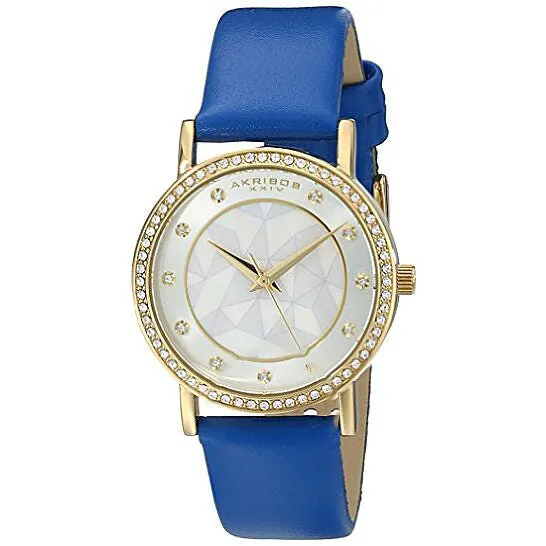 JMS always Watches Original Akribos XXIV GeoPattern Mother of Pearl Dial Ladies Watch AK791BU JMS always Watches Original Akribos XXIV GeoPattern Mother of Pearl Dial Ladies Watch AK791BU