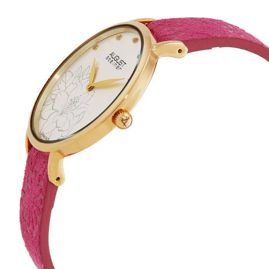 JMS always Watches Original August Steiner Quartz Diamond Silver Dial Ladies Watch AS8242PK JMS always Watches Original August Steiner Quartz Diamond Silver Dial Ladies Watch AS8242PK