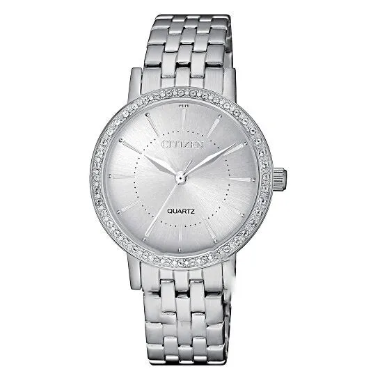 JMS always Watches Original Citizen Quartz Silver Dial Ladies Watch EL304080A JMS always Watches Original Citizen Quartz Silver Dial Ladies Watch EL304080A