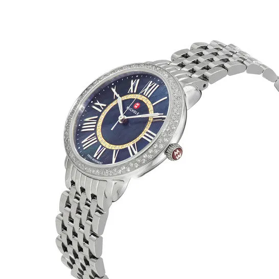 JMS always Watches Original Michele Serein Mid Quartz Blue Dial Ladies Watch MWW21B000162 JMS always Watches Original Michele Serein Mid Quartz Blue Dial Ladies Watch MWW21B000162