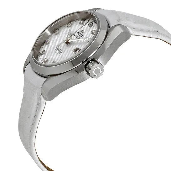 JMS always Watches Original Omega Seamaster Aqua Terra Automatic Chronometer Diamond White Dial Ladies Watch 23113342055001 JMS always Watches Original Omega Seamaster Aqua Terra Automatic Chronometer Diamond White Dial Ladies Watch 23113342055001
