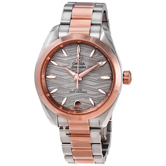 JMS always Watches Original Omega Seamaster Automatic Waved Agate Grey Dial Ladies Watch 22020342006001 JMS always Watches Original Omega Seamaster Automatic Waved Agate Grey Dial Ladies Watch 22020342006001