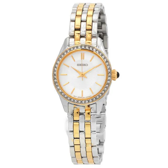 JMS always Watches Original Seiko Quartz White Dial Ladies Watch SUR540