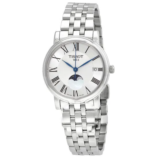 JMS always Watches Original Tissot Tclassic Quartz Carson Premium Lady Moonphase Watch T1222231103300 JMS always Watches Original Tissot Tclassic Quartz Carson Premium Lady Moonphase Watch T1222231103300