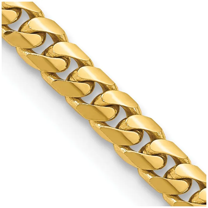 MDS Necklaces 14K 26 inch 5mm Solid Miami Cuban Link with Lobster Clasp Chain Necklace MDS Necklaces 14K 26 inch 5mm Solid Miami Cuban Link with Lobster Clasp Chain Necklace
