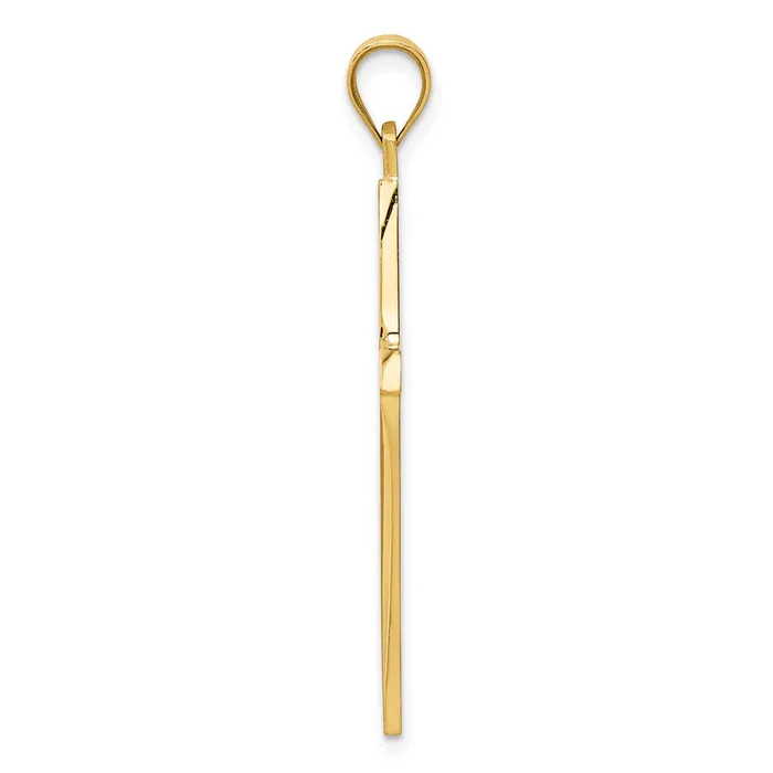 Necklaces Goldia 14k Yellow Gold Polished Cross Pendant
