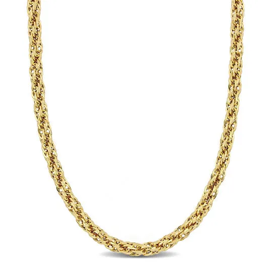 Original AMOUR 6mm Infinity Rope Chain Necklace In 14K Yellow Gold 20 In JMS always Necklaces Original AMOUR 6mm Infinity Rope Chain Necklace In 14K Yellow Gold 20 In JMS always Necklaces