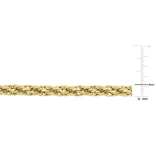 Original AMOUR 6mm Infinity Rope Chain Necklace In 14K Yellow Gold 20 In JMS always Necklaces