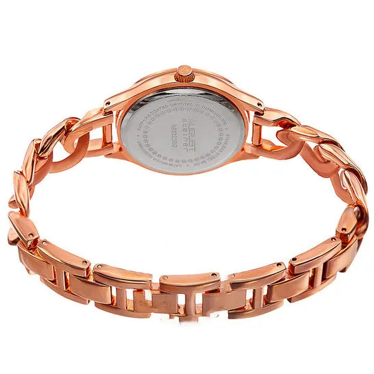 Original August Steiner Quartz Silver Dial Rose Goldtone Ladies Watch AS8222RG JMS always Rings Original August Steiner Quartz Silver Dial Rose Goldtone Ladies Watch AS8222RG JMS always Rings