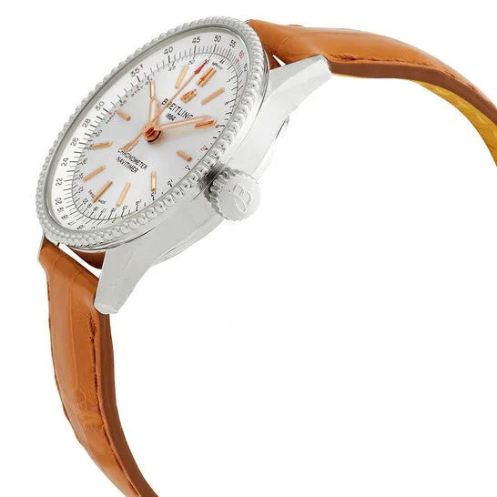 Original Breitling Navitimer Automatic Chronometer Silver Dial Ladies Watch A17395F41G1P3 JMS always Watches Original Breitling Navitimer Automatic Chronometer Silver Dial Ladies Watch A17395F41G1P3 JMS always Watches