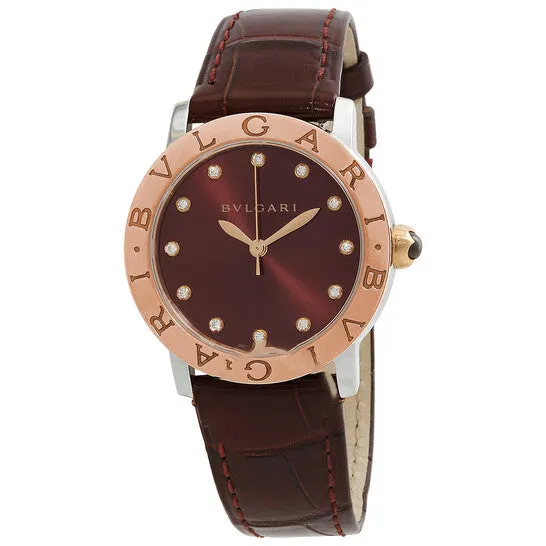Original Bvlgari Automatic Diamond Red Dial Watch BBL33C11SPGLC1112 JMS always Watches Original Bvlgari Automatic Diamond Red Dial Watch BBL33C11SPGLC1112 JMS always Watches