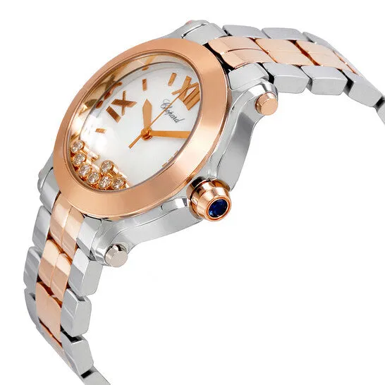 Original Chopard Happy Sport Diamond Mother of Pearl Dial Stainless Steel 18kt Rose Gold Ladies Watch 2784889002 JMS always Necklaces Original Chopard Happy Sport Diamond Mother of Pearl Dial Stainless Steel 18kt Rose Gold Ladies Watch 2784889002 JMS always Necklaces