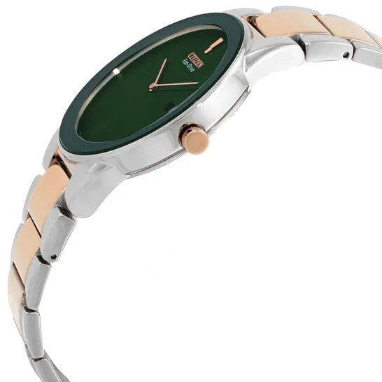 Original Citizen EcoDrive Green Dial TwoTone Mens Watch AU106485X JMS always Rings Original Citizen EcoDrive Green Dial TwoTone Mens Watch AU106485X JMS always Rings