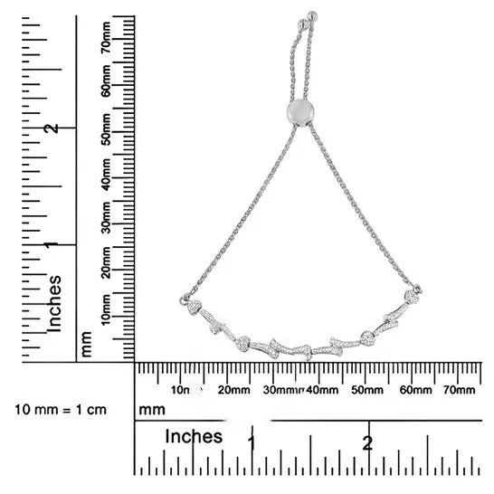 Original Haus of Brilliance 925 Sterling Silver Diamond Accent Heart and Wave Link Bolo Bracelet IJ Color I2I3 Clarity 6 to 9 Adjustable JMS always Bracelets Original Haus of Brilliance 925 Sterling Silver Diamond Accent Heart and Wave Link Bolo Bracelet IJ Color I2I3 Clarity 6 to 9 Adjustable JMS always Bracelets