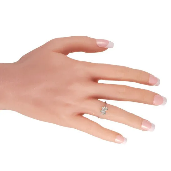 Original LB Exclusive 14K White Gold 008 ct Diamond Butterfly Ring JMS always Rings Original LB Exclusive 14K White Gold 008 ct Diamond Butterfly Ring JMS always Rings