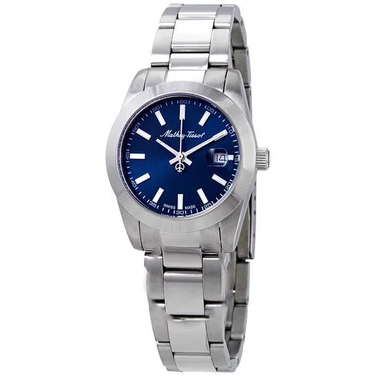 Original MatheyTissot Mathey I Quartz Blue Dial Ladies Watch D450ABU JMS always Watches Original MatheyTissot Mathey I Quartz Blue Dial Ladies Watch D450ABU JMS always Watches