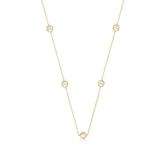 Original Megan Walford 14k Gold Plated with Diamond Cubic Zirconia Halo Mariner Link Station Chain Necklace JMS always Necklaces Original Megan Walford 14k Gold Plated with Diamond Cubic Zirconia Halo Mariner Link Station Chain Necklace JMS always Necklaces