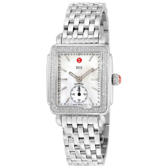 Original Michele Ladies Deco16 Mother of Pearl Dial Steel Watch MWW06V000001 JMS always Watches Original Michele Ladies Deco16 Mother of Pearl Dial Steel Watch MWW06V000001 JMS always Watches