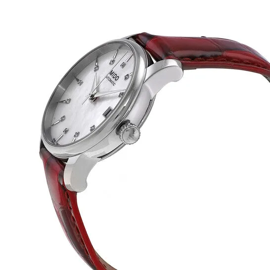 Original Mido Baroncelli Automatic Diamond White Mother of Pearl Dial Ladies Watch M0072071610600 JMS always Watches Original Mido Baroncelli Automatic Diamond White Mother of Pearl Dial Ladies Watch M0072071610600 JMS always Watches
